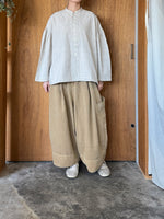 UNIVERSAL TISSU / トリプルワッシャーLC ブラウスジャケット（キナリ）