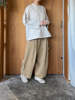 UNIVERSAL TISSU / トリプルワッシャーLC ブラウスジャケット（キナリ）