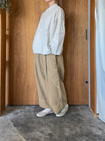 UNIVERSAL TISSU / トリプルワッシャーLC ブラウスジャケット（キナリ）