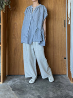 Vlas Blomme / KL Heritage 80 2Way ケープブラウス (Blue Gray)