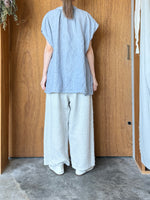 Vlas Blomme / KL Heritage 80 2Way ケープブラウス (Blue Gray)