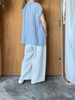 Vlas Blomme / KL Heritage 80 2Way ケープブラウス (Blue Gray)