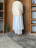 Re arrival!! IKKUNA / shawl-collar lace jacket