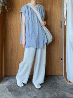 Vlas Blomme / KL Heritage 80 2Way ケープブラウス (Blue Gray)