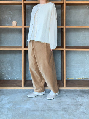 qiri / boutis jacqard vest (キナリ)