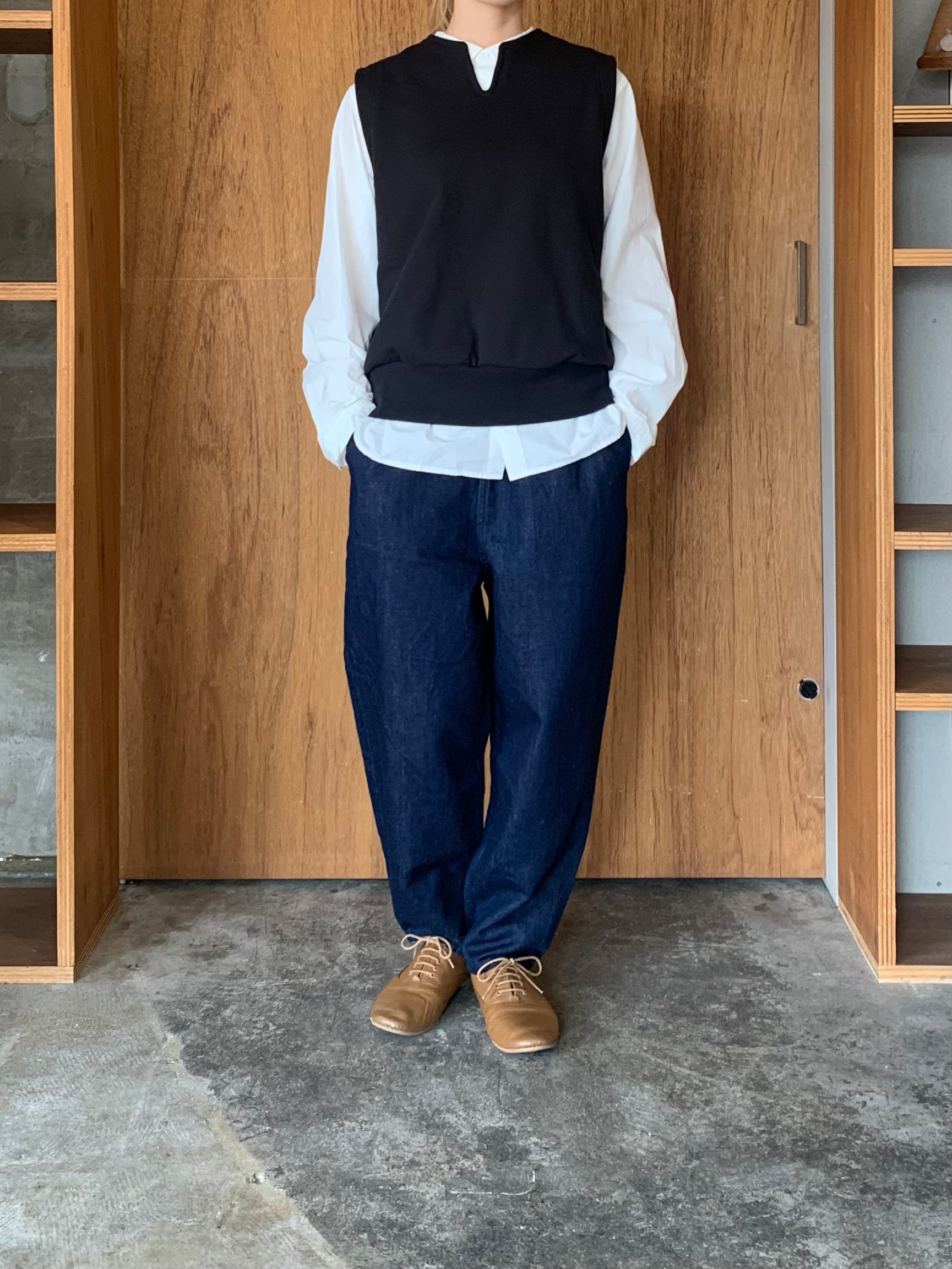 ASEEDONCLÖUD / HW tie trainer vest（Black）