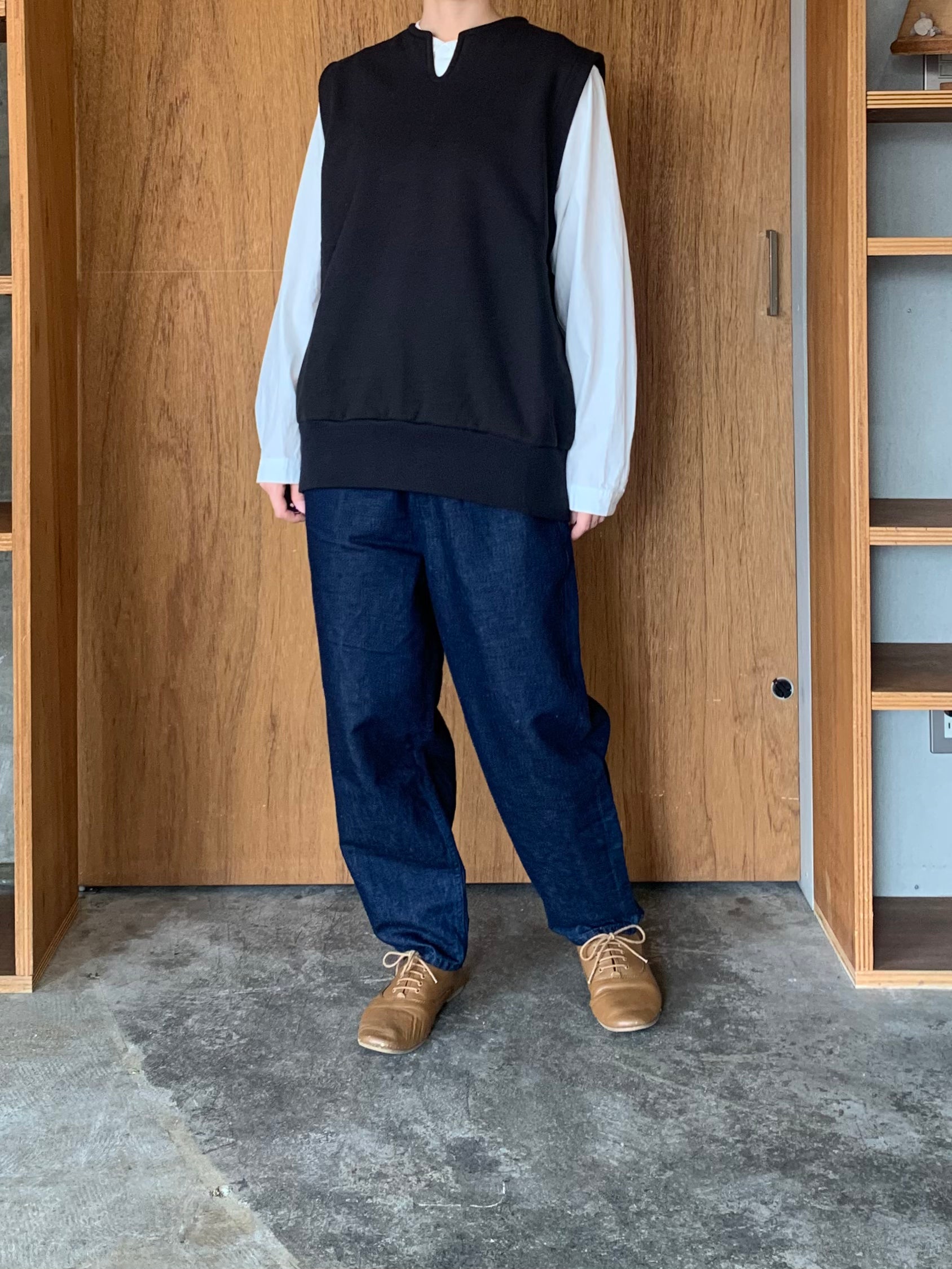 ASEEDONCLÖUD / HW tie trainer vest（Black）