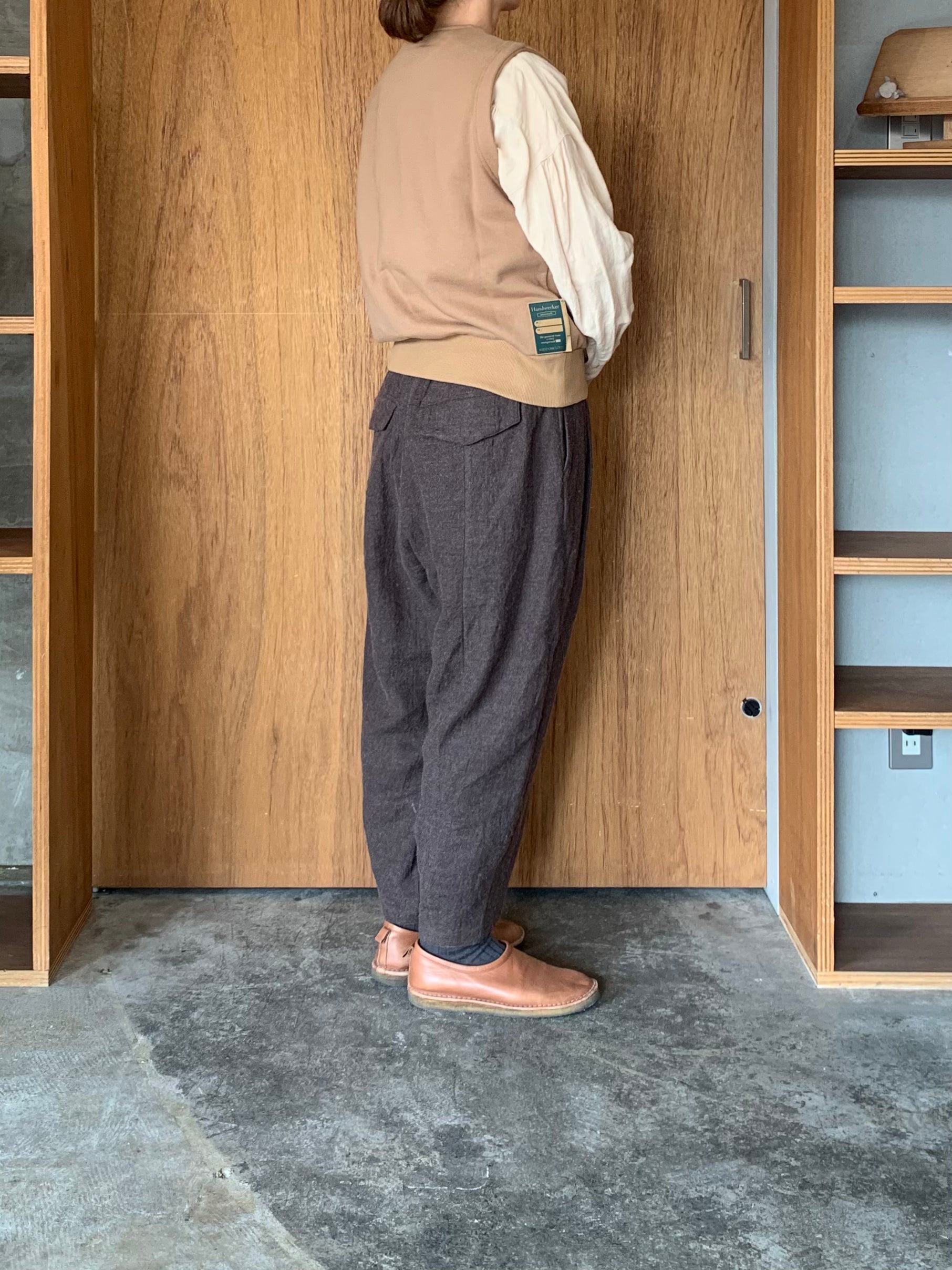 ASEEDONCLÖUD / HW tie trainer vest（Camel）