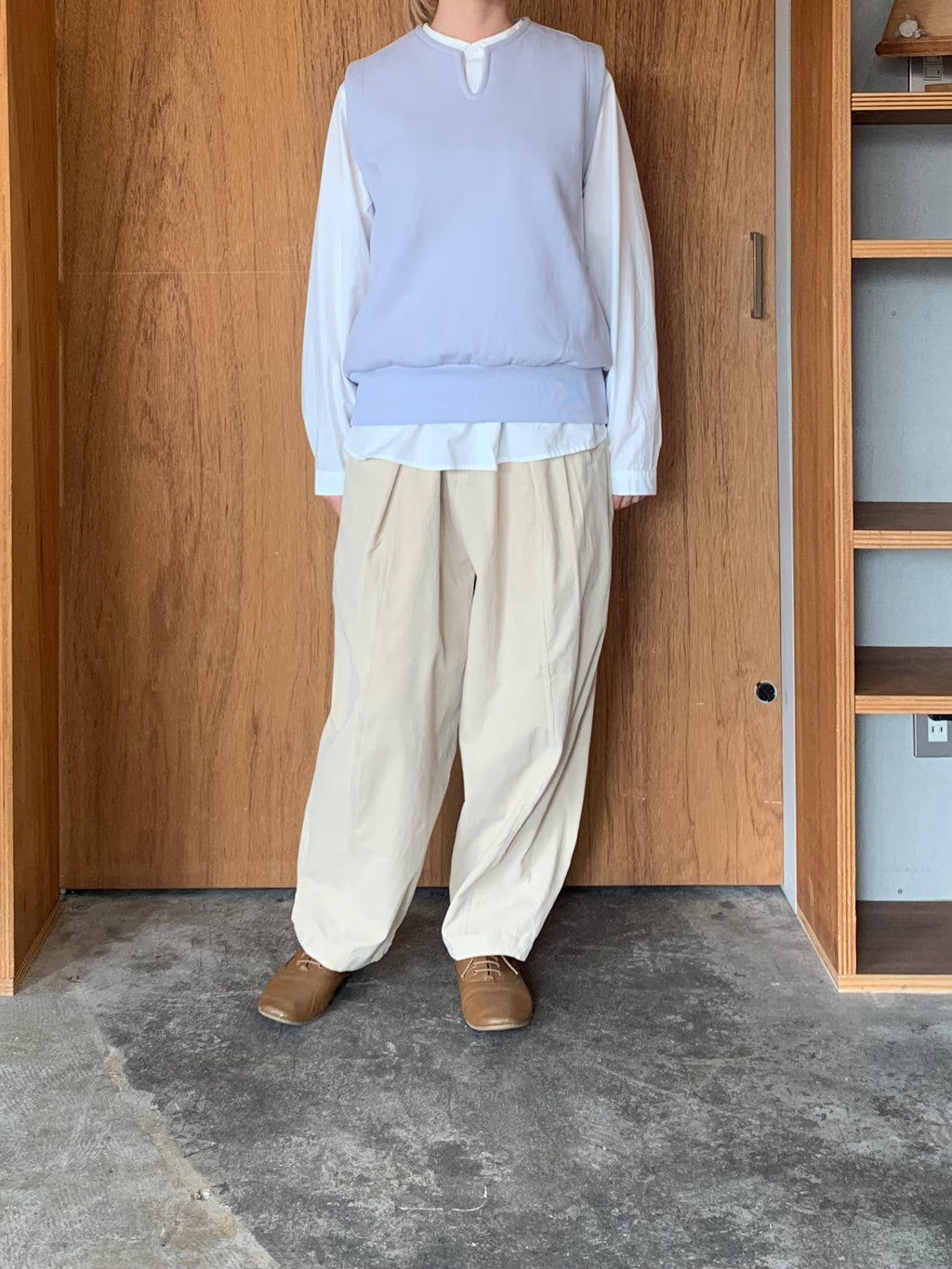 ASEEDONCLÖUD / HW tie trainer vest（Light blue）