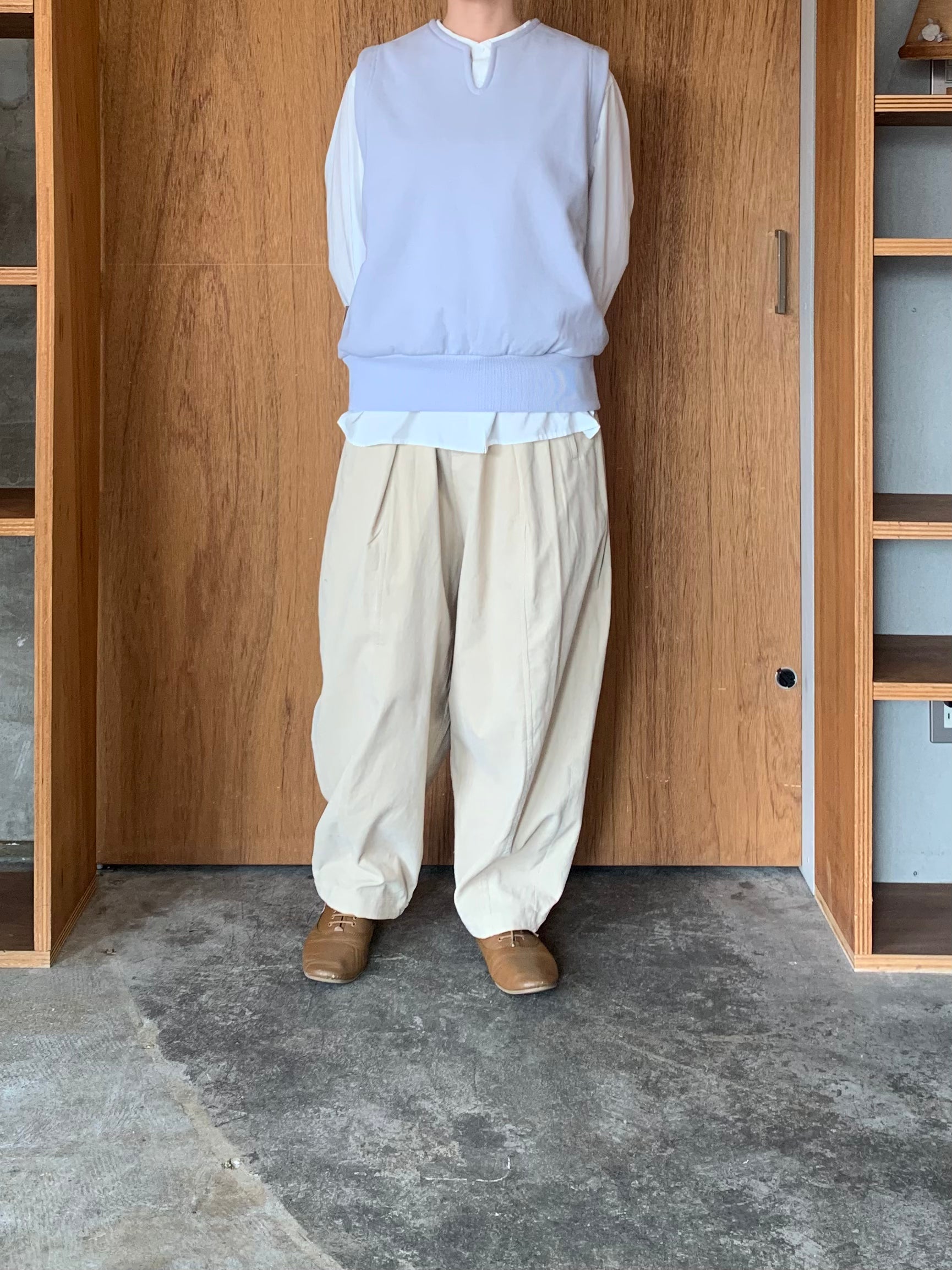 ASEEDONCLÖUD / HW tie trainer vest（Light blue）