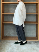 【SALE】Vlas Blomme / Fluffy Cotton　プルオーバーワイドシャツ (L.Beige)