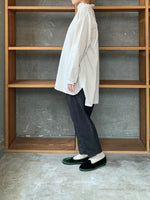 【SALE】Vlas Blomme / Fluffy Cotton　プルオーバーワイドシャツ (L.Beige)