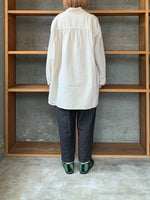 【SALE】Vlas Blomme / Fluffy Cotton　プルオーバーワイドシャツ (L.Beige)