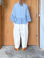 tumugu / コットンリネンキャンブリック フル丈パンツ（KINARI）
