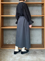 【SALE】CLOSELY / easy wrap-like skirt （charcoal）