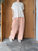 tumugu / コットンリネンキャンブリック フル丈パンツ（ORANGE）
