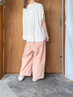 tumugu / コットンリネンキャンブリック フル丈パンツ（ORANGE）