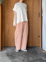 tumugu / コットンリネンキャンブリック フル丈パンツ（ORANGE）