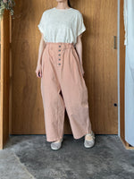 tumugu / コットンリネンキャンブリック フル丈パンツ（ORANGE）