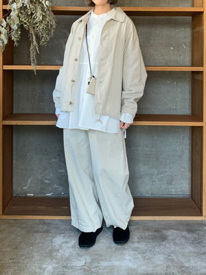 buoy buoy / COACH JACKET（LT.BEIGE）