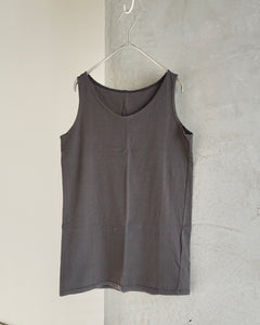 IKKUNA / tank-top_charcoal gray