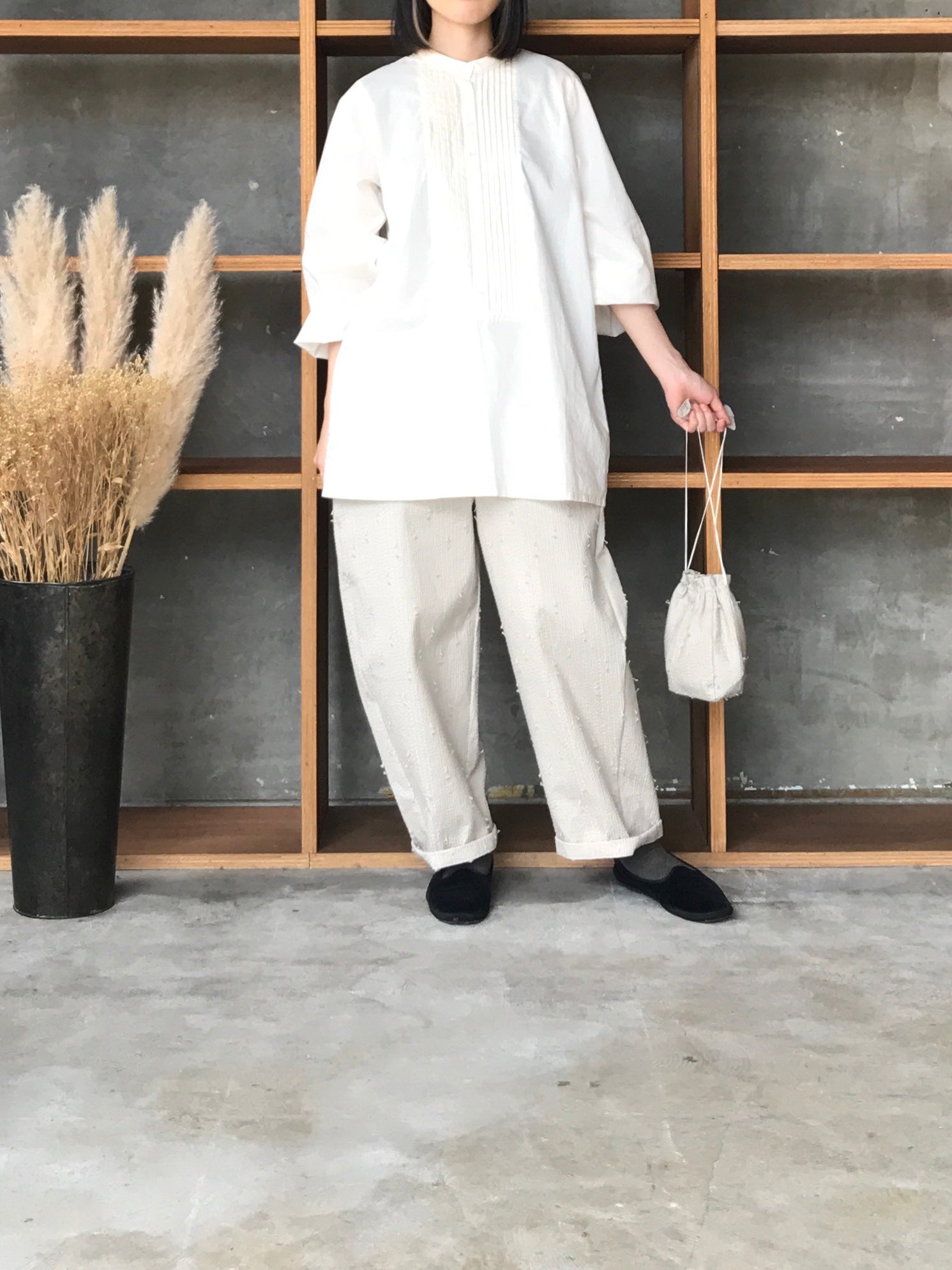 qiri / sakuko'bag S _ ベージュ